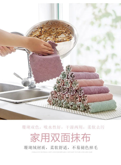 Super Absorbent Microfiber Kitchen Dish Cloth