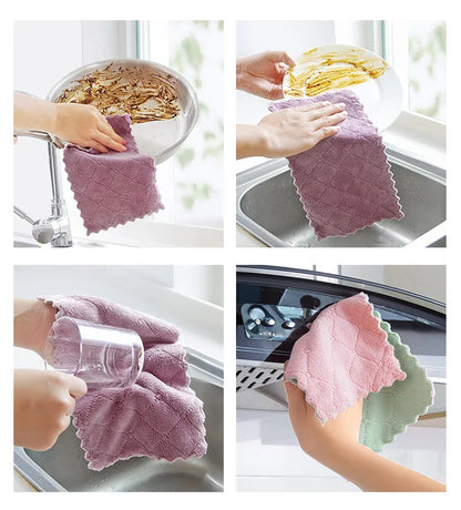 Super Absorbent Microfiber Kitchen Dish Cloth