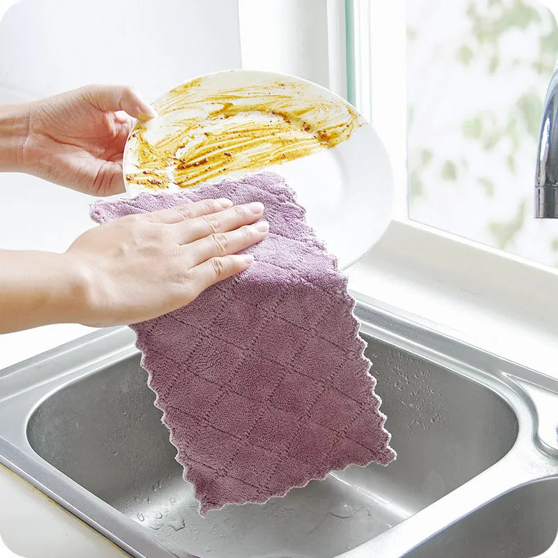 Super Absorbent Microfiber Kitchen Dish Cloth